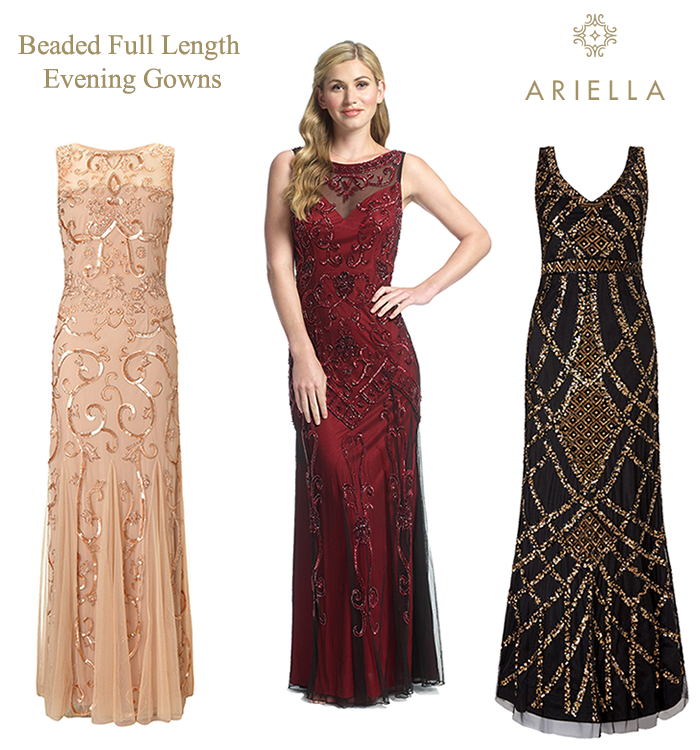 ariella beaded evening gowns