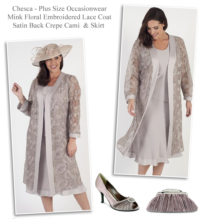 chesca mink lace occasion outfits