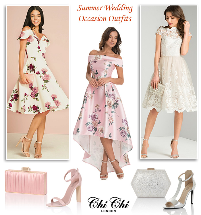 Chi Chi London Summer Occasion-wear Fit & flare lace Dresses
