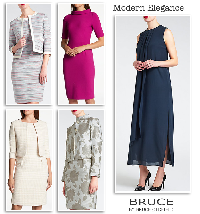 Bruce by Bruce Oldfield Autumn Winter Wedding Outfits modern Mother of the Bride dress suits and dresses with sleeves