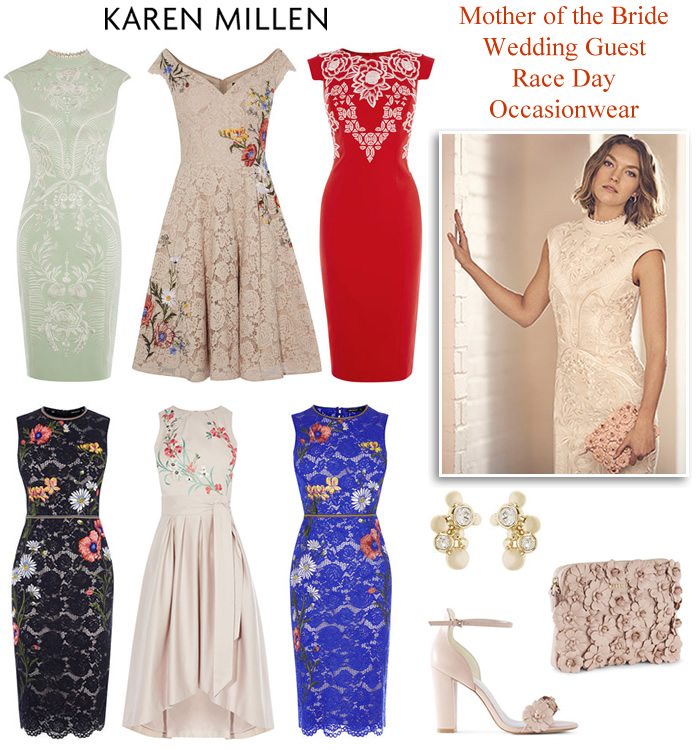 Karen Millen occasion dresses, Mother of the Bride wedding guest outfits