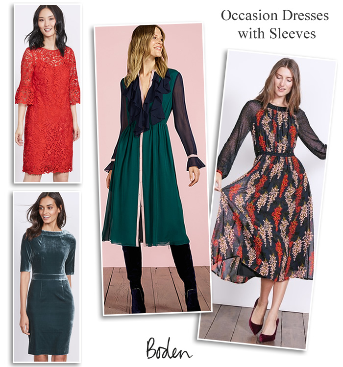 Boden Occasion dresses with sleeves wedding and MOTB outfits