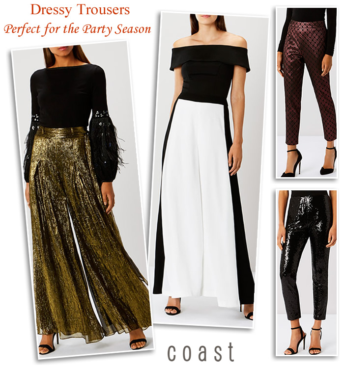 Shimmer evening occasion trousers shimmer sequin jacquard slim wide leg trousers jumpsuits