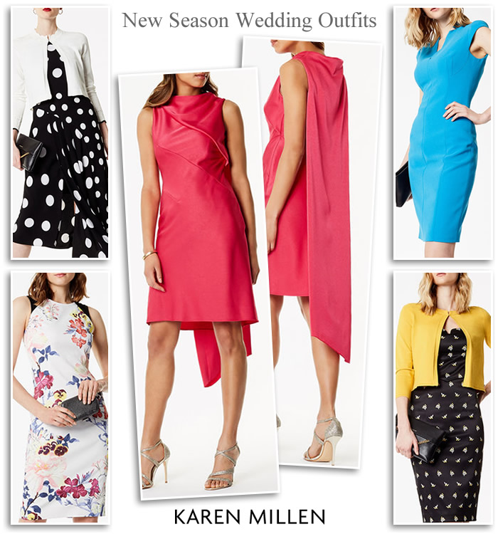 Karen Millen SS18 Wedding Occasion Outfits New Midi and Pencil Dresses