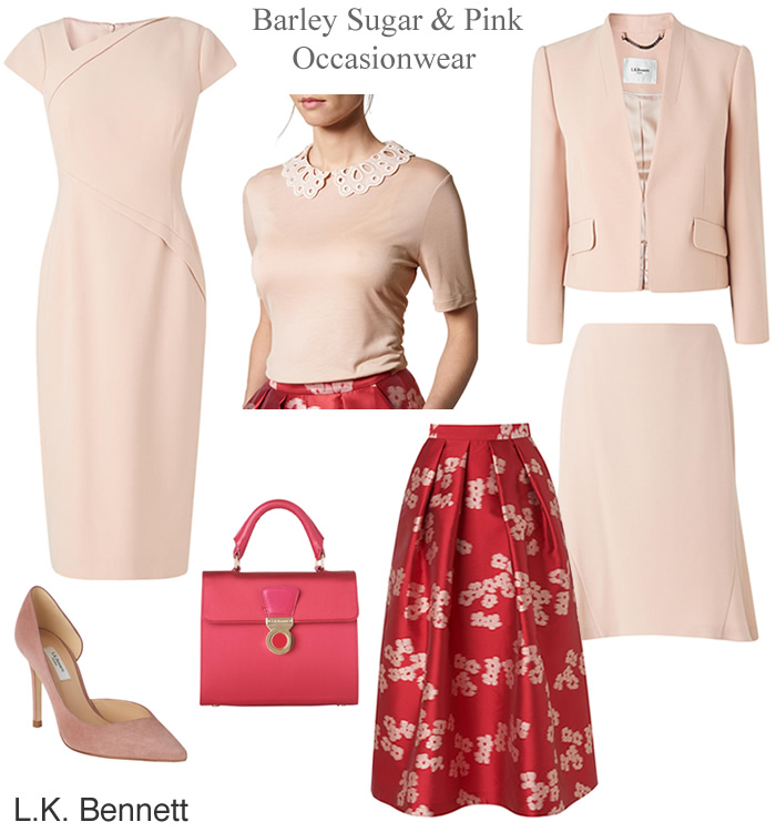 L K Bennett pink occasionwear Mother of the Bride dresses and wedding outfits