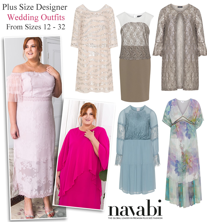 Plus Size Designer Mother of the Bride Outfits Wedding Guest Dresses and Occasionwear