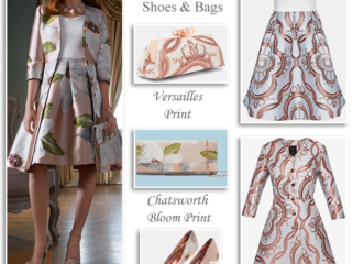 Ted Baker occasionwear wedding dress coat matching dress jacquard floral bardot flared occasion dresses Ted Baker occasionwear wedding dress coat matching dress jacquard floral occasion dresses with bardot top and flared skirt