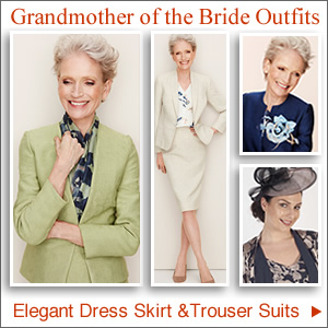 Grandmother of the Bride Outfits Occasion Dresses Skirt and Trouser Suits