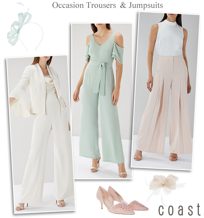 Coast sale spring summer wedding occasionwear jumpsuits Mother of the Bride trouser suits