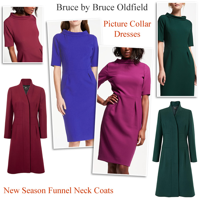 Bruce by Bruce Oldfield winter wedding outfits picture collar dresses matching occasion coats