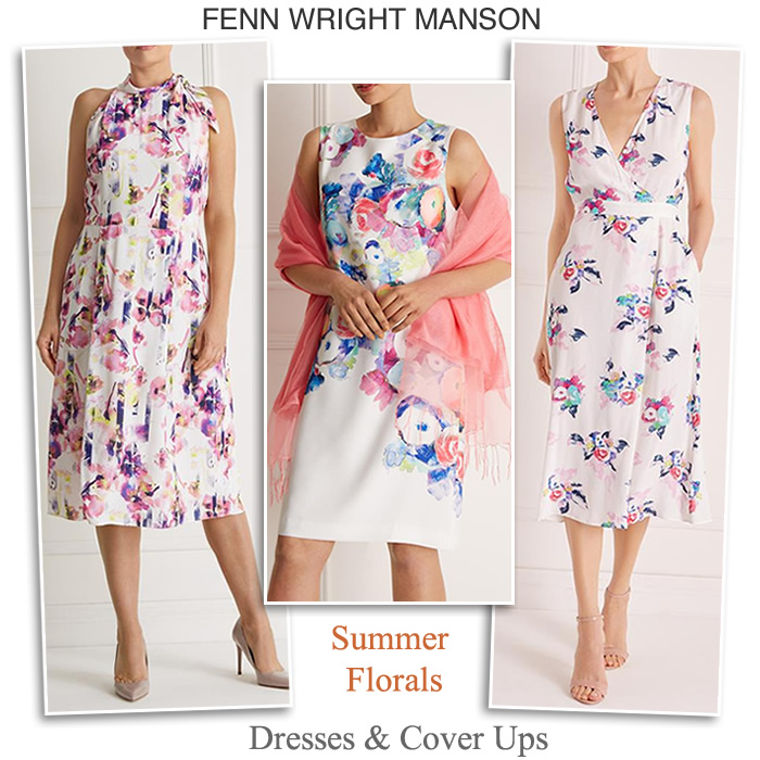 Fenn Wright Manson summer wedding outfits floral race day dresses and cover up