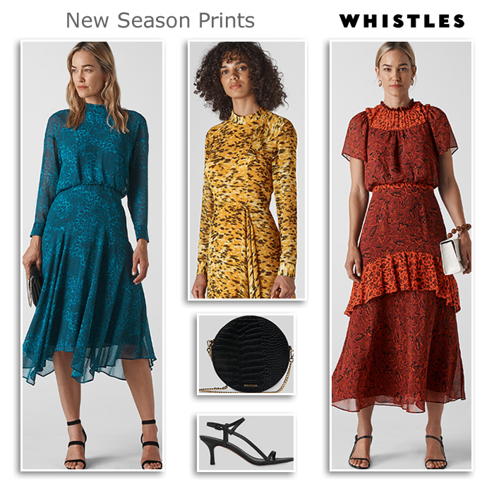 Whistles occasionwear midi dresses and winter wedding outfits