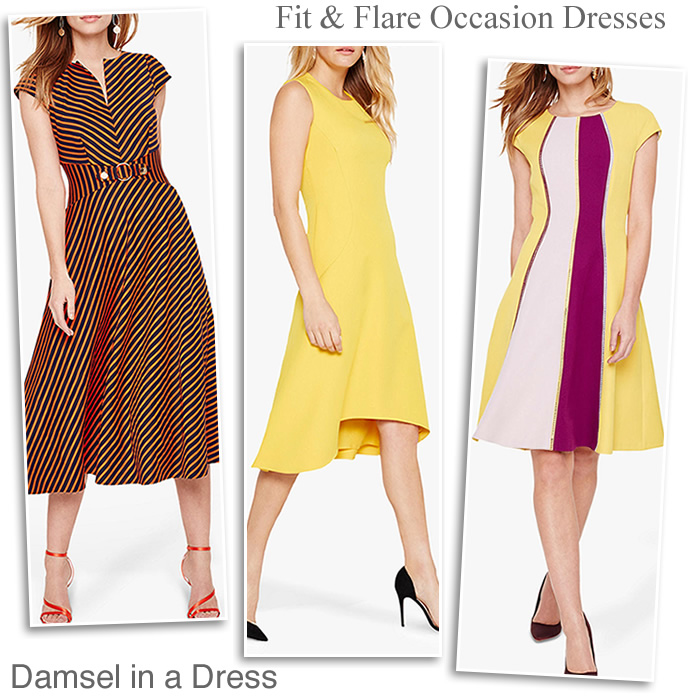 Damsel in a Dress Mother of the Bride Outfits Wedding Guest Fit & Flare Occasion Dresses