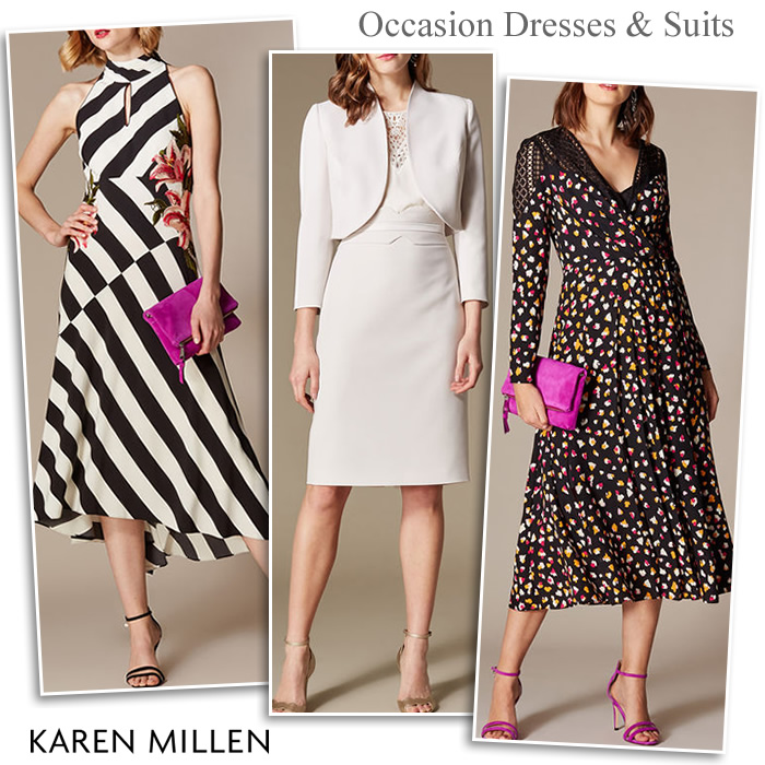 Karen Millen modern Mother of the Bride outfits occasion dresses