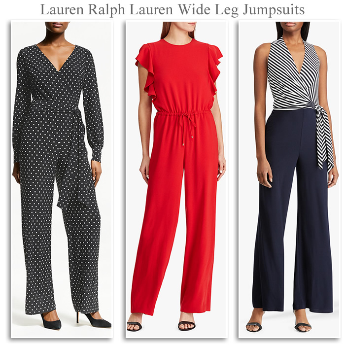 Lauren Ralph Lauren Occasionwear Dressy Wide Leg Jumpsuits