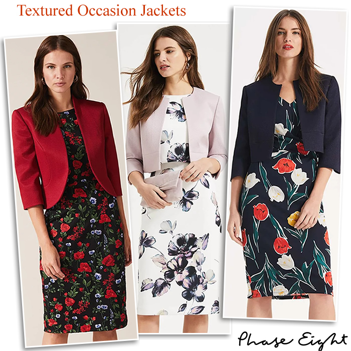 Phase Eight Textured Cropped Jackets and Occasion Dresses