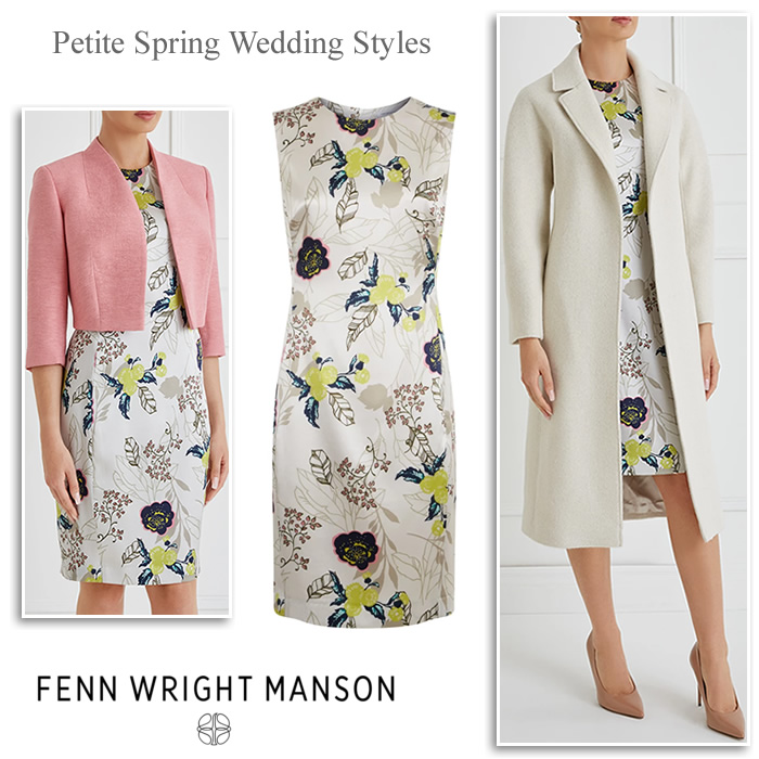 Fenn Wright Manson SS20 Petite occasionwear Silk Dress occasion Jacket and Coat
