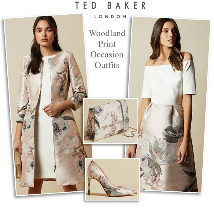 Ted Baker Wedding Occasionwear Matching Dress Coat Shoes and Bag
