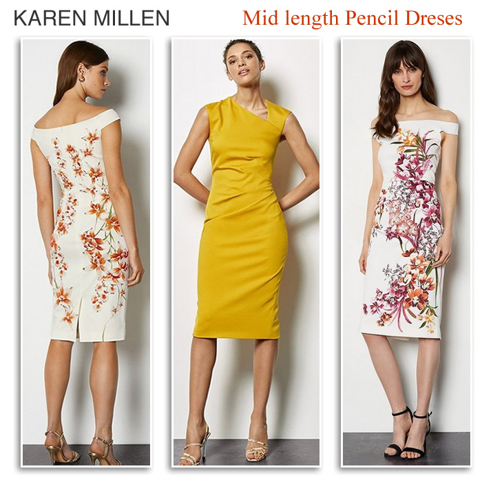 Karen Millen Pencil Dresses Modern Mother of the Bride and Wedding Guest Outfits
