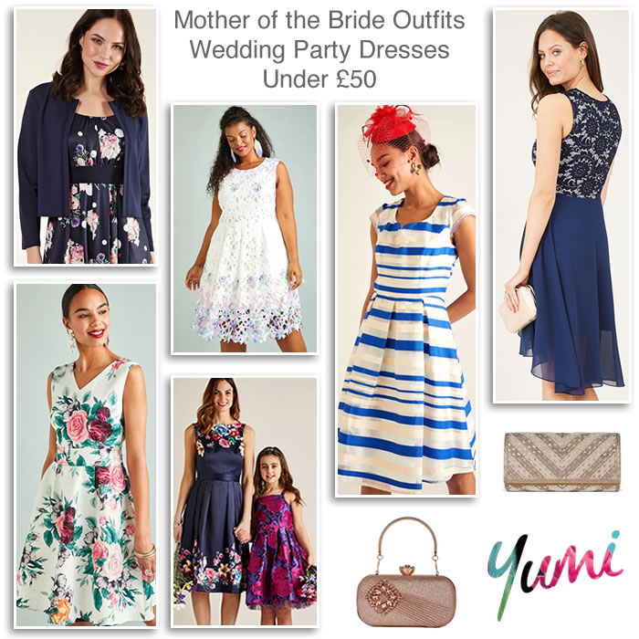 Yumi Occasionwear under £50 Wedding Guest Outfits and Party Dresses