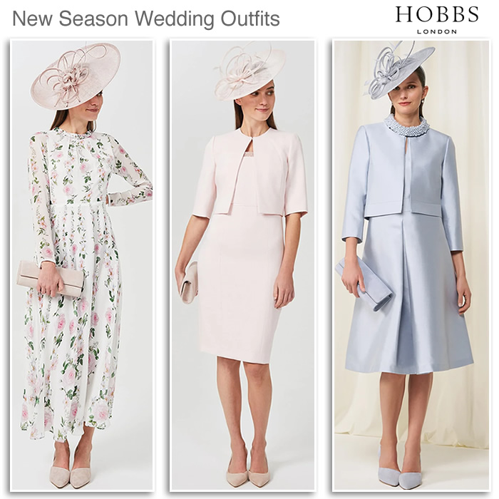 Hobbs Spring Summer Wedding Outfits Pink Blue Mother of the Bride Dress Suits