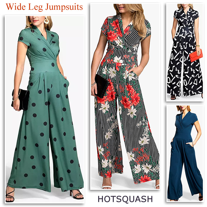 HotSquash Wide Leg Jumpsuits and Occasion Trousers