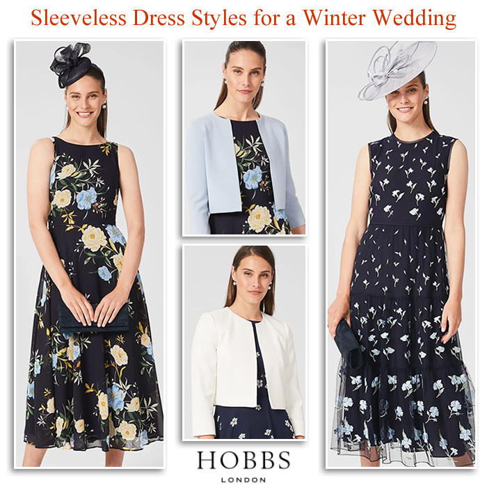 Hobbs Sleeveless Dresses and Winter Wedding Outfits