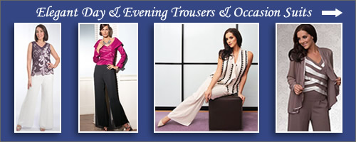 Dressy trouser suits and jumpsuits